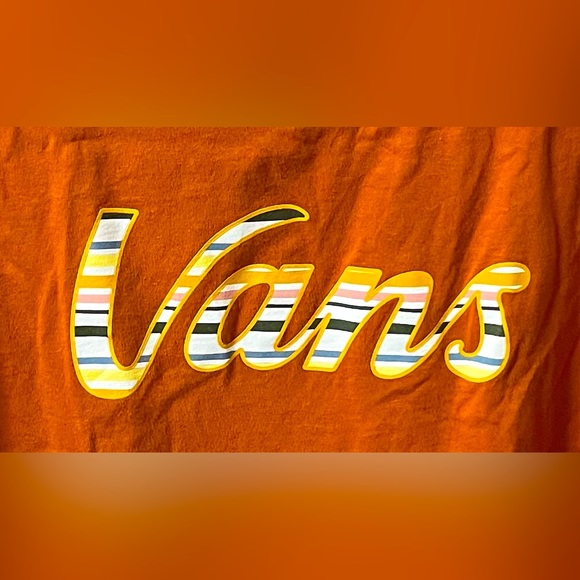 Vans Chunky Strap Crop Tank Top With VANS Across The Front Multi-Color Logo NWT - Picture 4 of 5